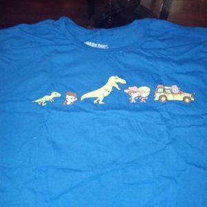 Jurassic Park Tishirt 3XL NWOT/ Dilophosaurus Pin  Bundle- Loot Crate